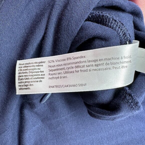 Eileen Fisher Womens Jumpsuit Viscose Stretch Sleeveless Size XL Blue Minimalist - Picture 8 of 12